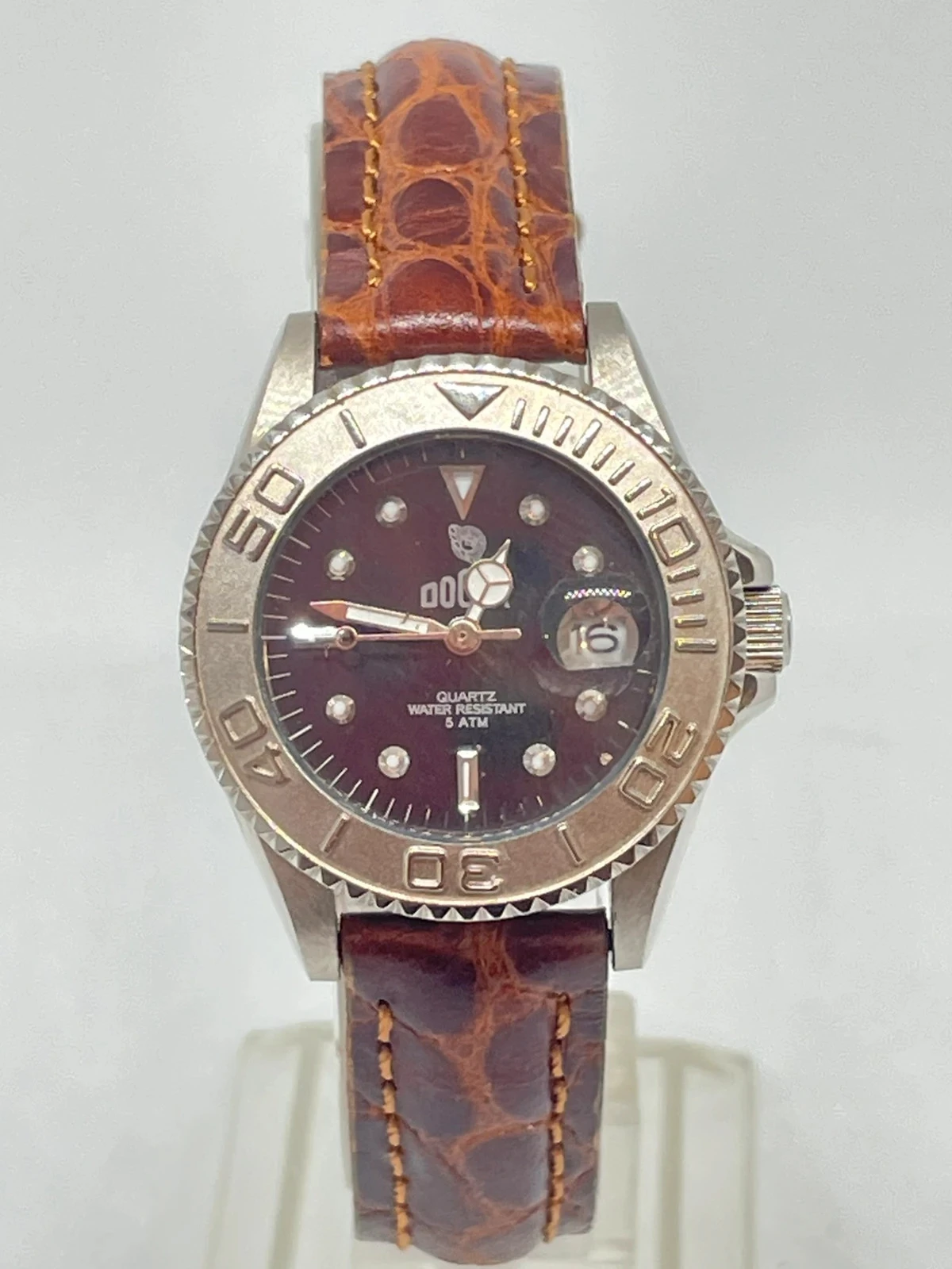 Relógio Marca Dogma Vintage Anos 90 em perfeito estado, pulseira nova Muito elegante – photo 11
